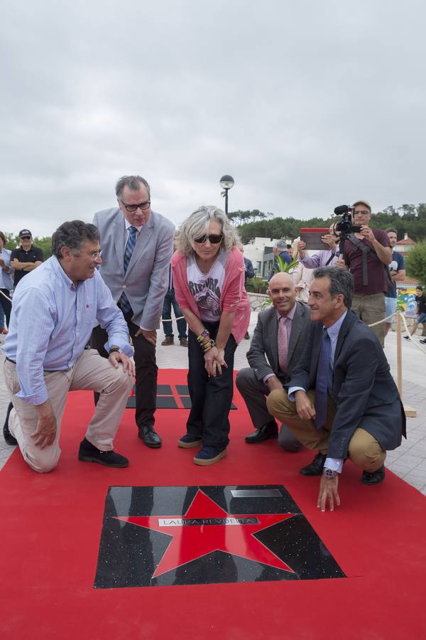 Fotos: Laura Revuelta y los pioneros del surf en Cantabria ya tienen sus estrellas en Somo