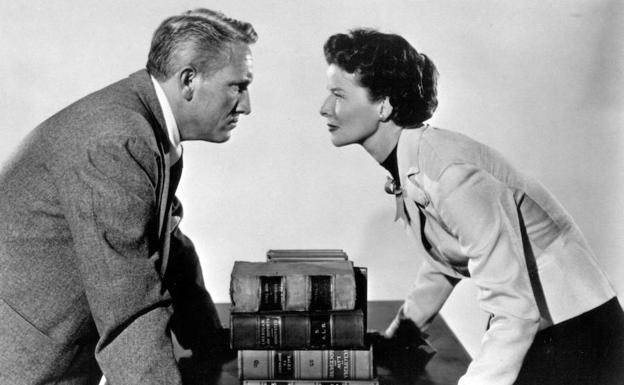 Katharine Hepburn y Spencer Tracy en 'La costilla de Adán' (1949).