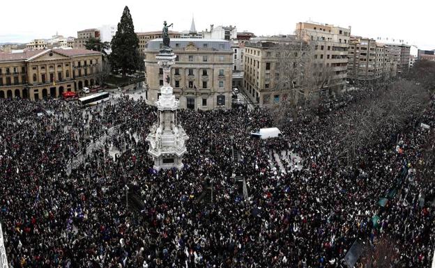 Manifestación en Madrid el 8M. 