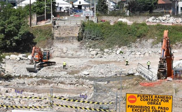 Nada queda ya del viejo puente del Matadero en Los Corrales