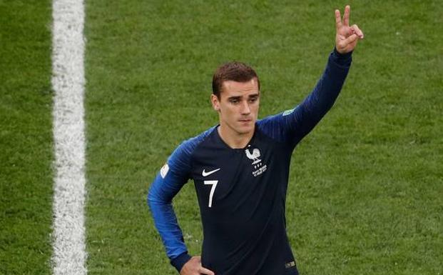 Griezmann, con la selección francesa.