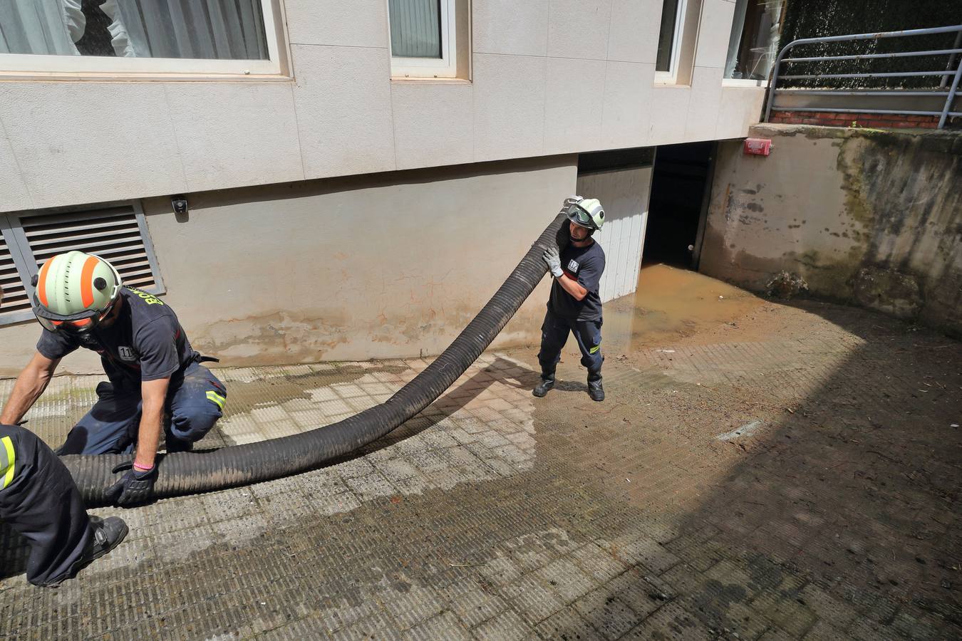 Fotos: La tromba de agua dejó importantes inundaciones en San Vicente