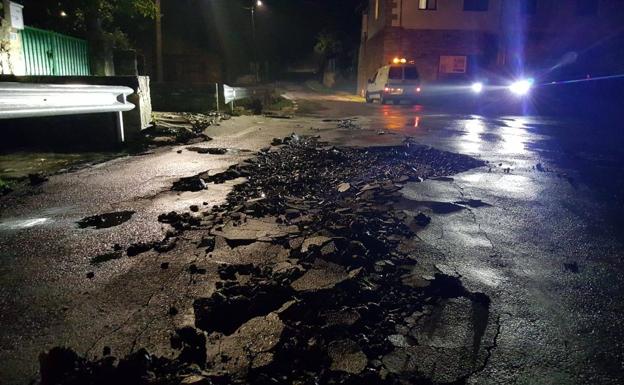 Así dejó la riada las calles de Rocamundo 