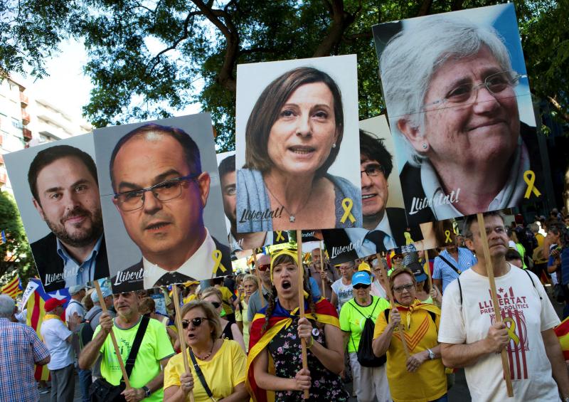 El expresident Puigdemont respalda en un mensaje desde Hamburgo la convocatoria de la ANC, Òmnium Cultural y la Asociación de Derechos Civiles de Cataluña