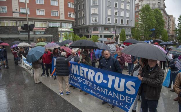 Imagen de la última protesta 