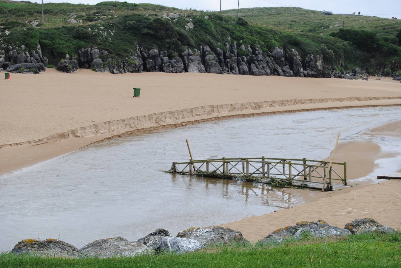 Fotos: Tromba de agua en la zona oriental de Cantabria