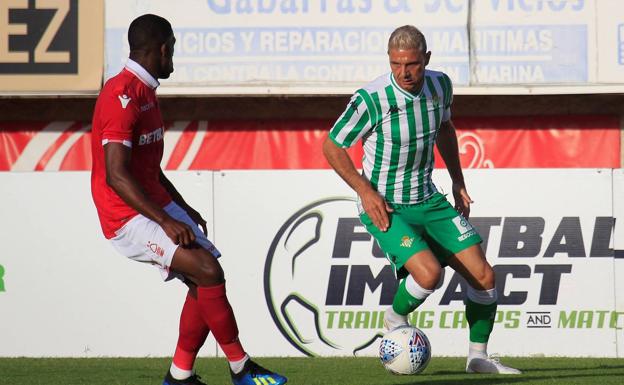 Joaquín, en un partido de pretemporada. 