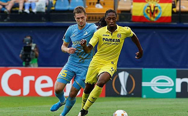 Semedo, en un partido con el Villarreal.