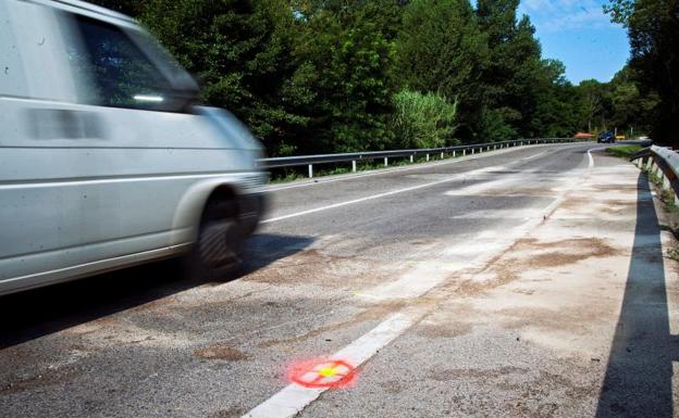 Lugar donde se produjo el accidente.