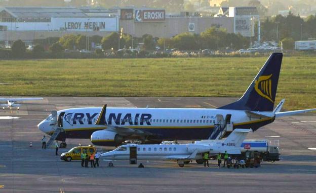 Esta es la lista de todos los vuelos de Ryanair cancelados en Santander