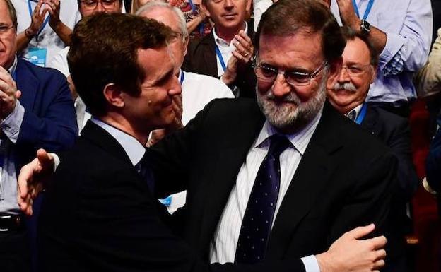 Casado y Rajoy.
