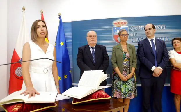 Toma de posesión de María Sánchez como nueva directora general de Economía.