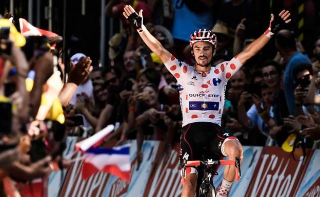 Alaphilippe, campeón de la 16º etapa 