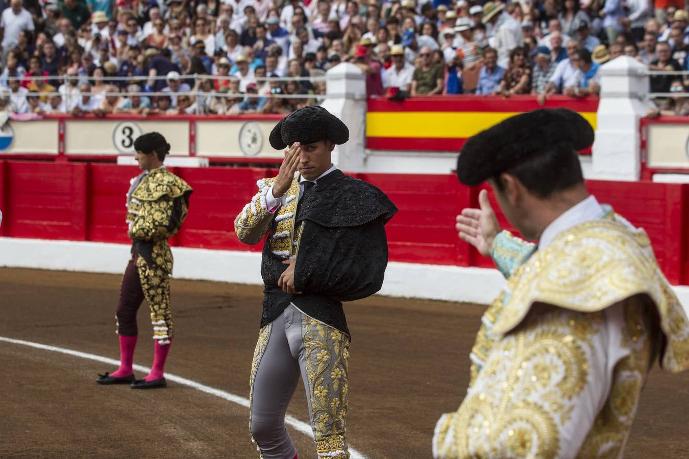 Fotos: Ponce, El Juli y Ginés Marín