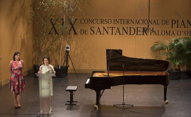 Paloma O'Shea en el XIX Concurso Internacional de Piano.