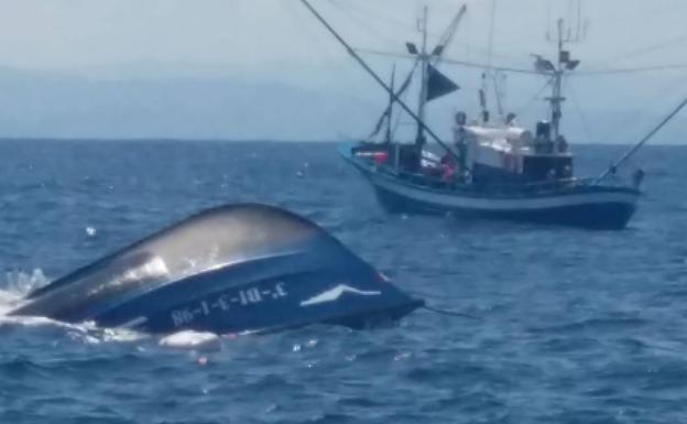 ' La Flechera' casi hundido