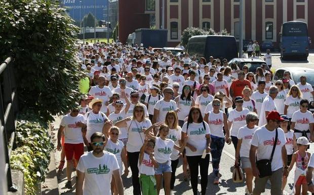 Como el año pasado la ciudad se tiñó de color blanco para celebrar la marcha por el Bulevar.