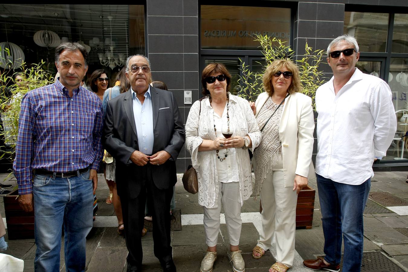 Germán Castellano, José María Saiz, María José Blanco, Consuelo Blanco y Mateo Rodríguez.