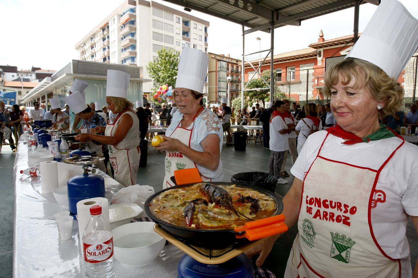 Fotos: Concurso de arroz en la Plaza de La Llama