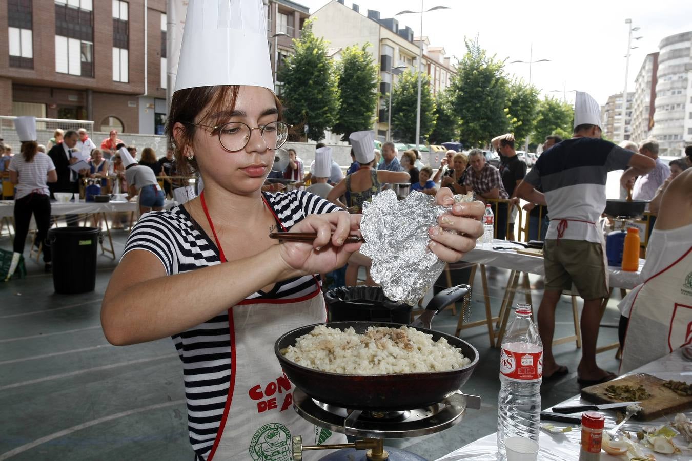 Fotos: Concurso de arroz en la Plaza de La Llama