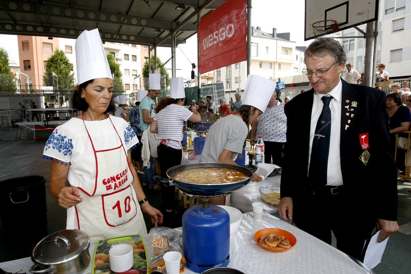 Fotos: Concurso de arroz en la Plaza de La Llama