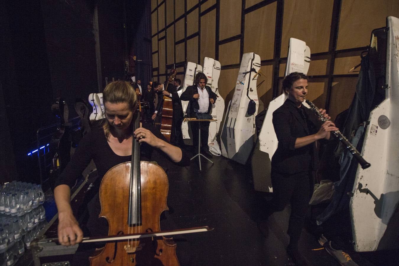 Fotos: Las horas previas al debut de la London Symphony Orchestra en el FIS