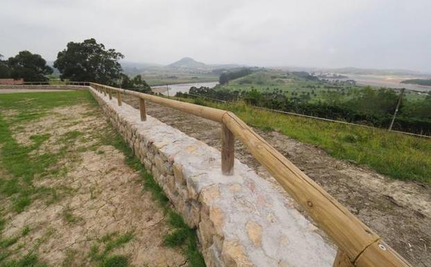 El nuevo mirador comenzó a ejecutarse a comienzos de mes. 