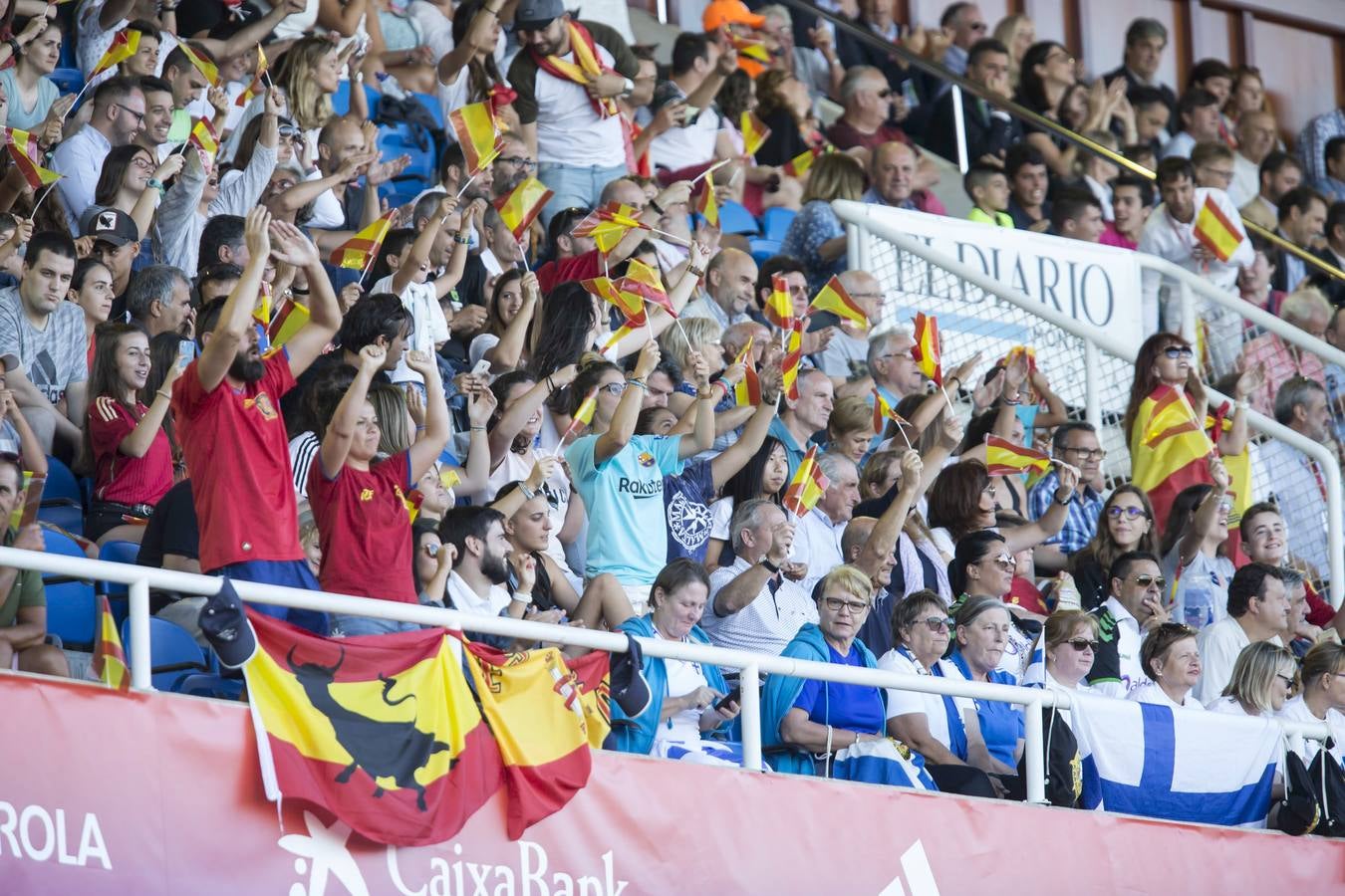 Fotos: España golea a Finlandia en El Sardinero