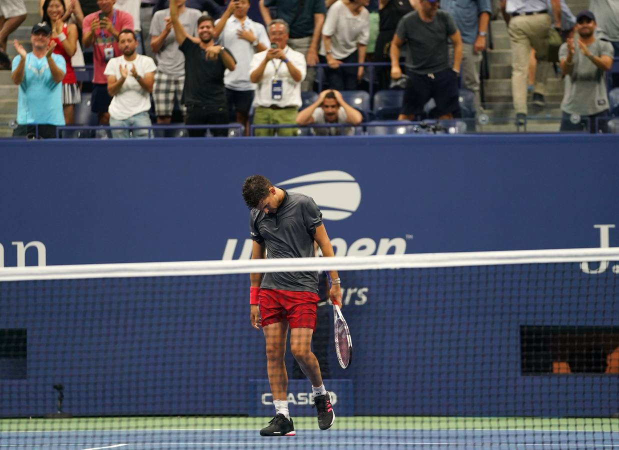 Las mejores imágenes del partido de cuartos de final del Abierto de Estados Unidos entre Rafa Nadal y Dominic Thiem. 