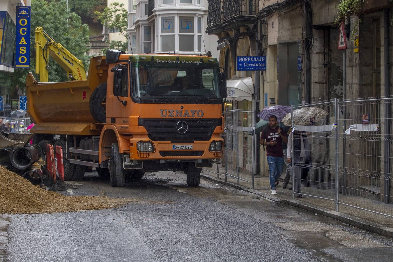 Fotos: Obras en Cervantes