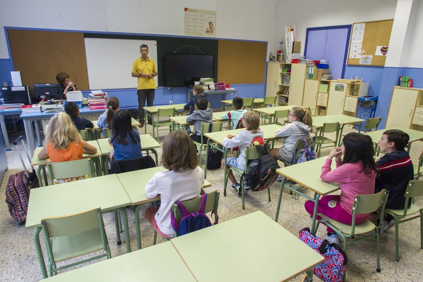 Fotos: La vuelta al &#039;cole&#039; en una jornada de huelga de maestros