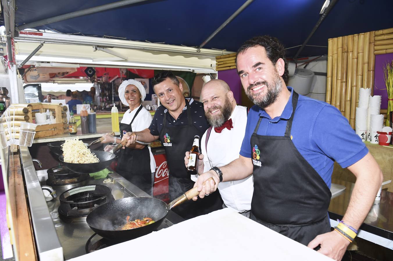Los chefs cántabros también ayudaron con la gastronomía foránea. 