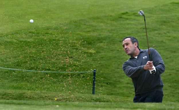 Seve Ballesteros jugando en Santa Marina 