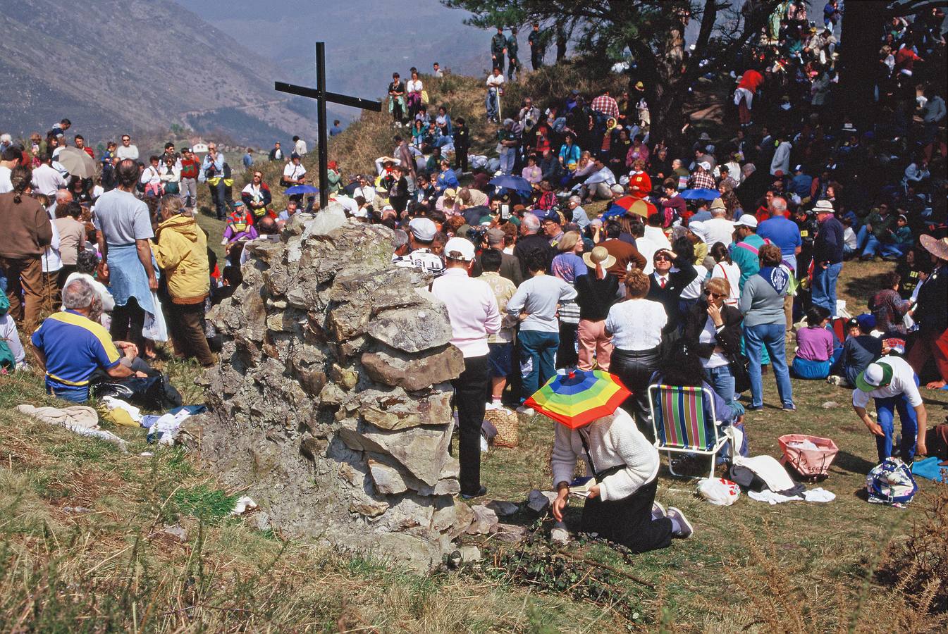 Fotos: Imágenes históricas de las peregrinaciones a San Sebastián de Garabandal