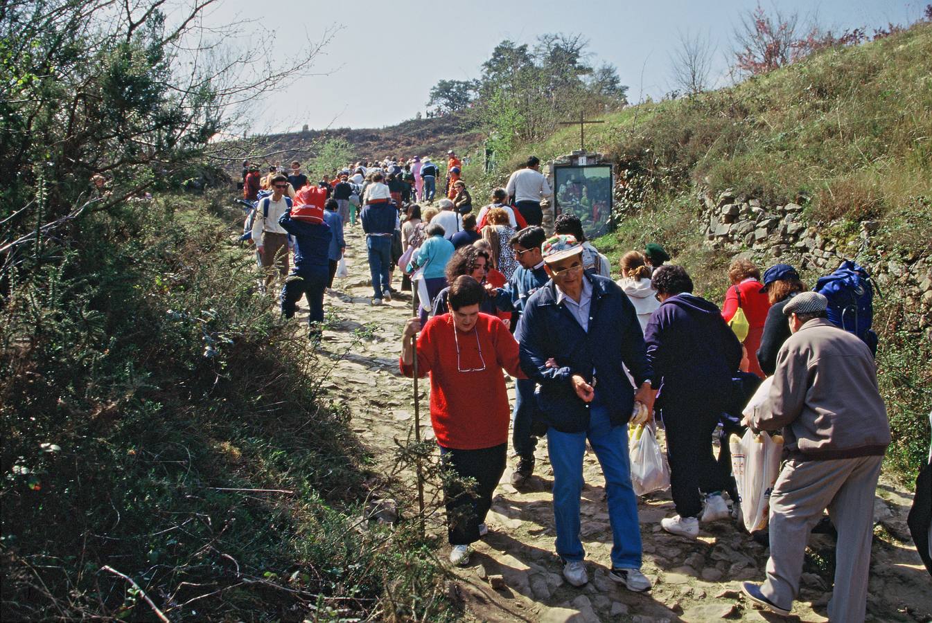 Fotos: Imágenes históricas de las peregrinaciones a San Sebastián de Garabandal