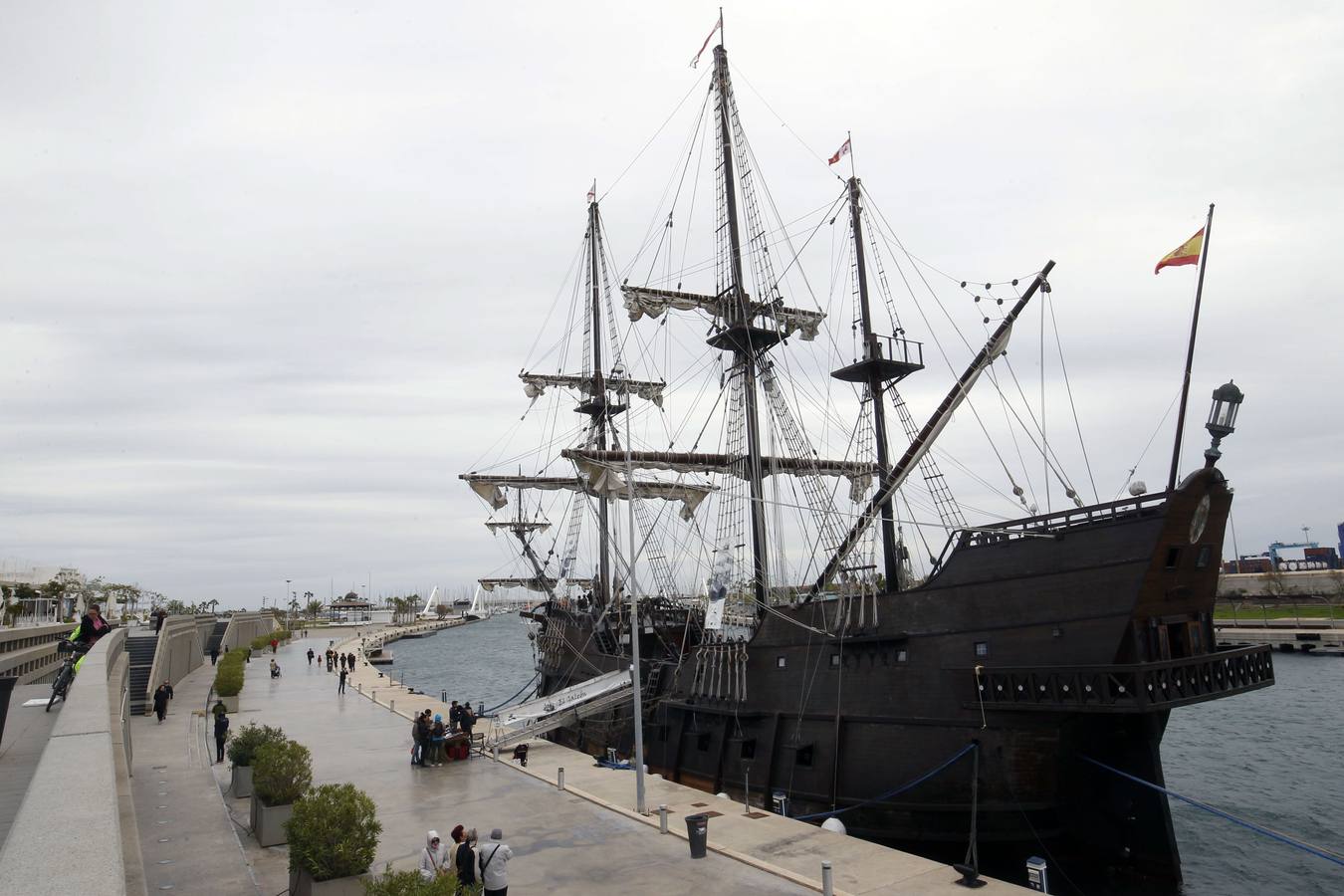 El Galeón Andalucía atracará en Santander del 12 al 16 de septiembre