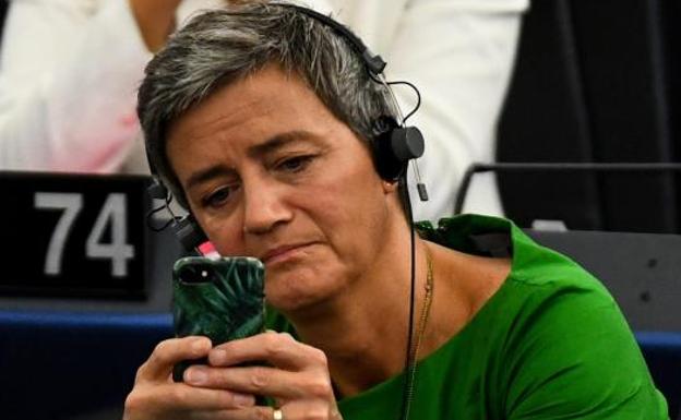 La comisaria europea de Competencia, Margrethe Vestager. 