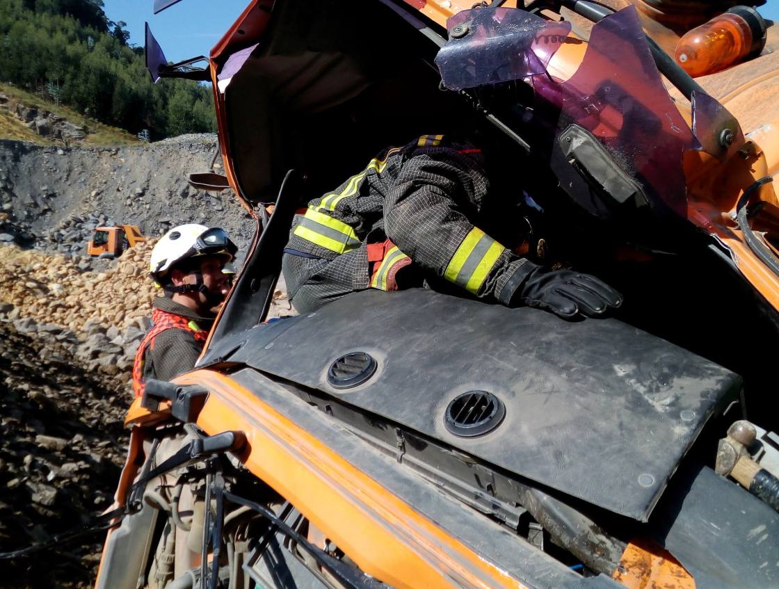 Fotos: Accidente en la cantera