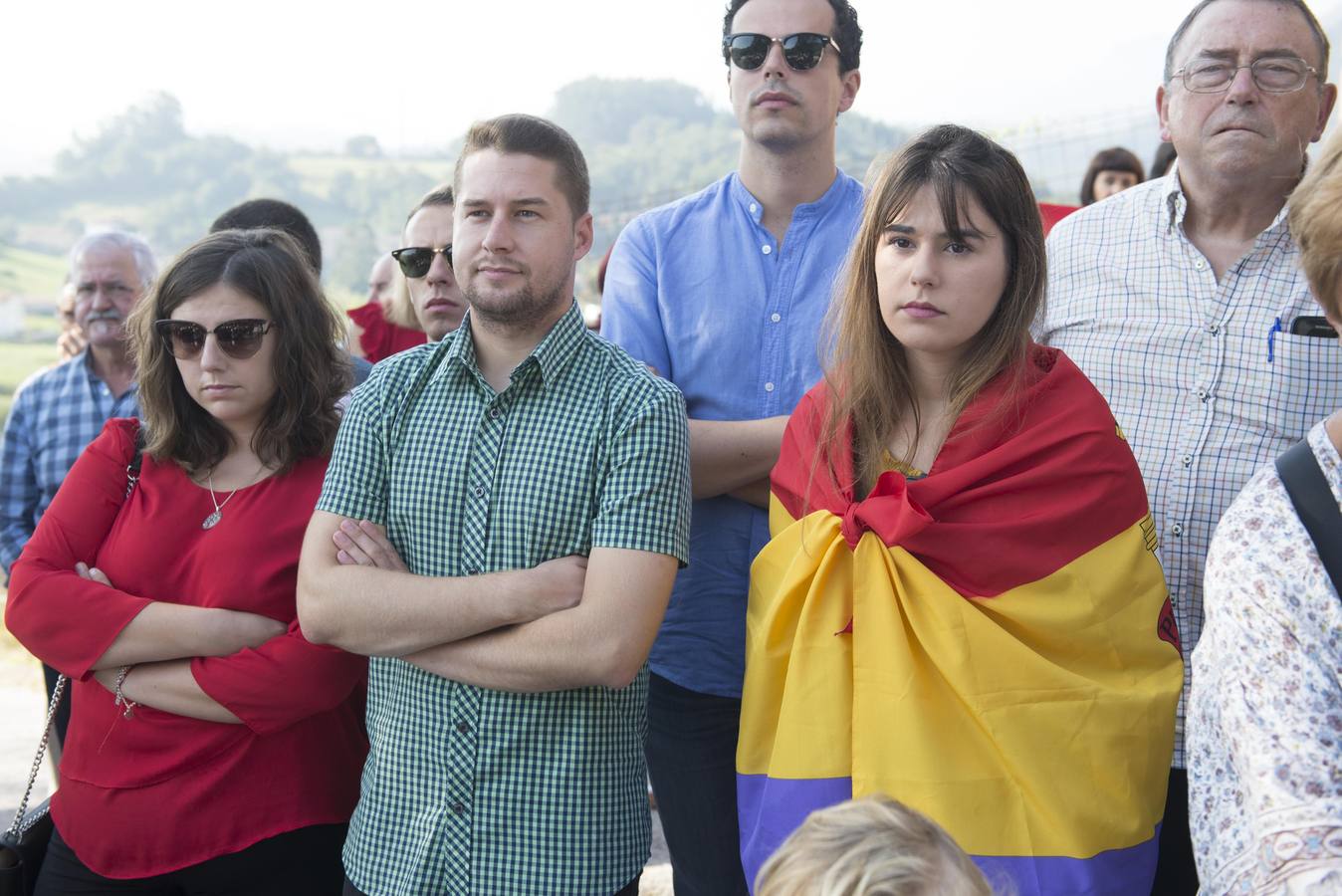 Cantabria, País Vasco y Asturias han recordado a los milicianos de la 'Lista Larrinoa', bombardeados en Ampuero en el verano de 1937