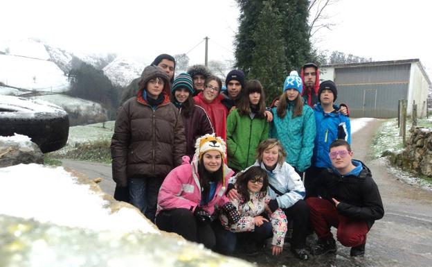 El grupo durante una de sus actividades 