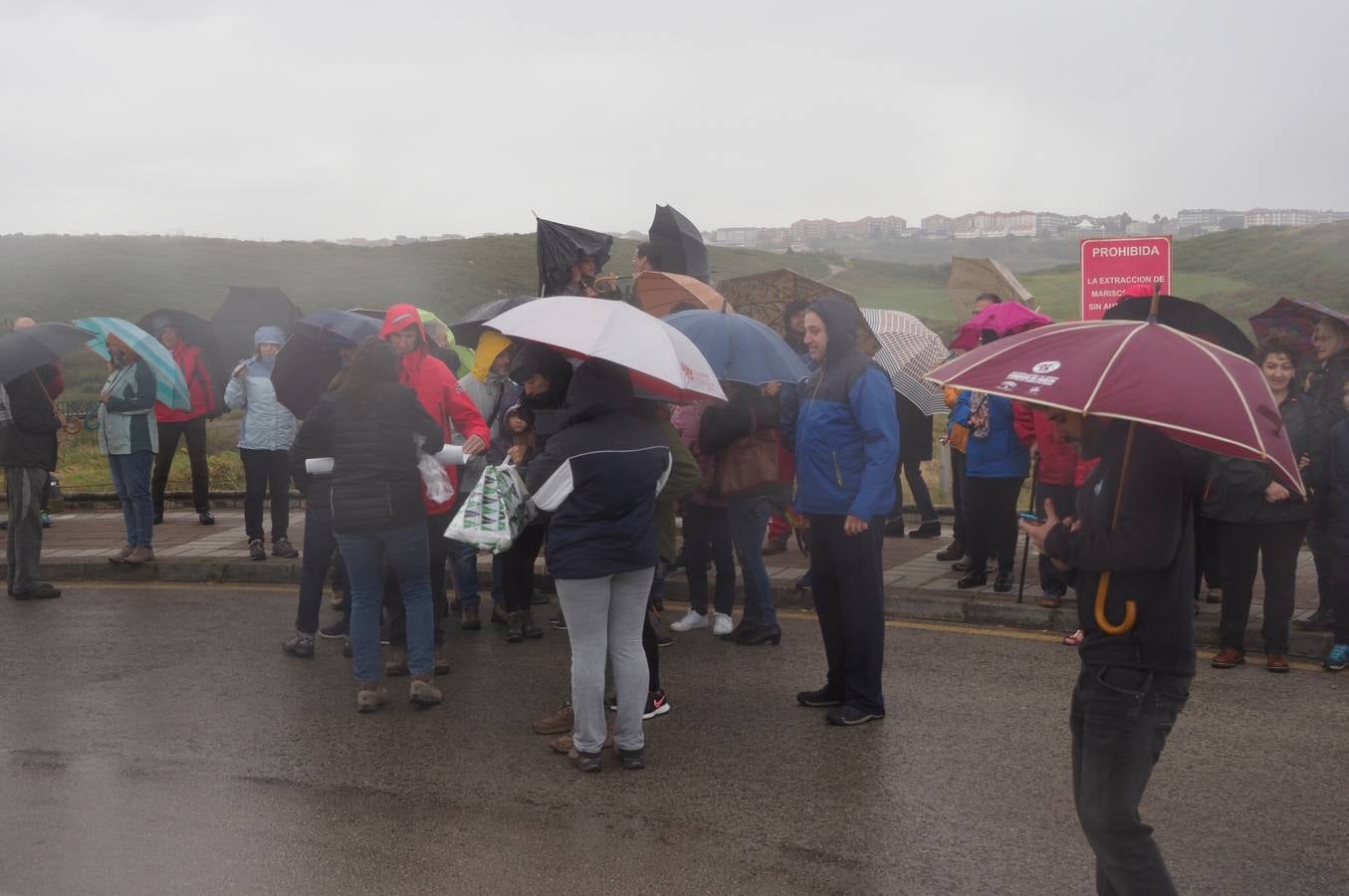 Fotos: Marcha contra la instalación de la futura depuradora en Cuchía