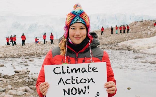 La coordinadora del Grupo de Financiamiento Climático para Latinoamérica y el Caribe, Sandra Guzmán. 