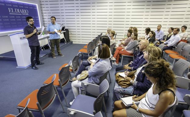 Presentación del concurso Talento Cantabria en la sede de El Diario Montañés.