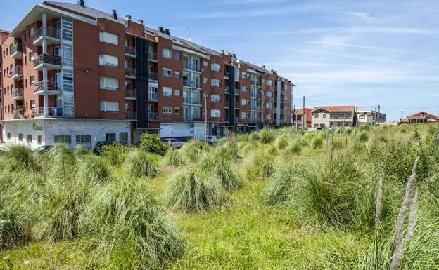 Solar de San Román en el que se construirán las viviendas de protección oficial.