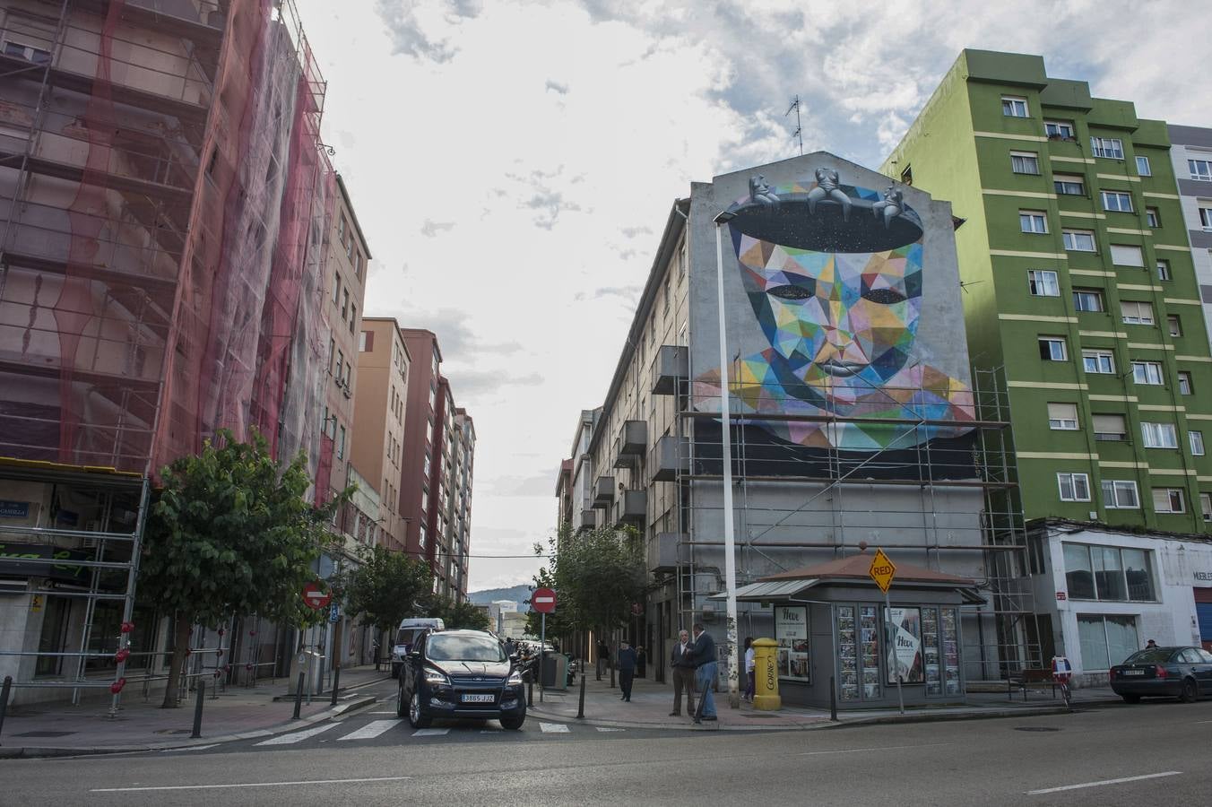 Mural en la calle Castilla de Santander.