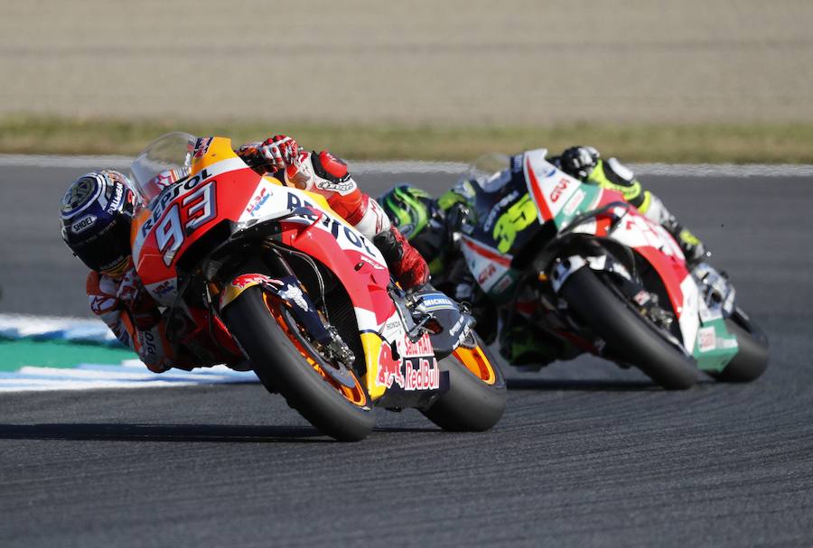 Marc Márquez ha logrado su quinto título de MotoGP en el circuito de Motegi, tras conseguir la victoria en el Gp de Japón. 