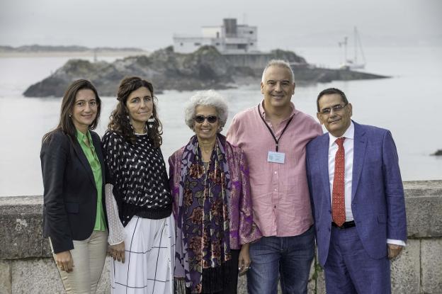  Desde la izquierda, Raquel Menezo, Rocío Cardeñoso, Afaf Ibrahim, Francisco Gracia y Luis Miguel Alonso.