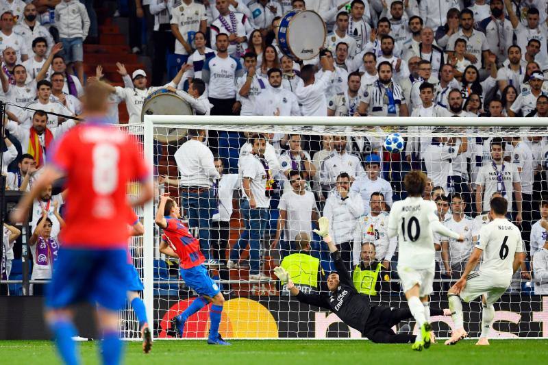 El Real Madrid y el Viktoria Pilsen checo se enfrentaron en el Santiago Bernabéu en la tercera jornada de la Liga de Campeones.