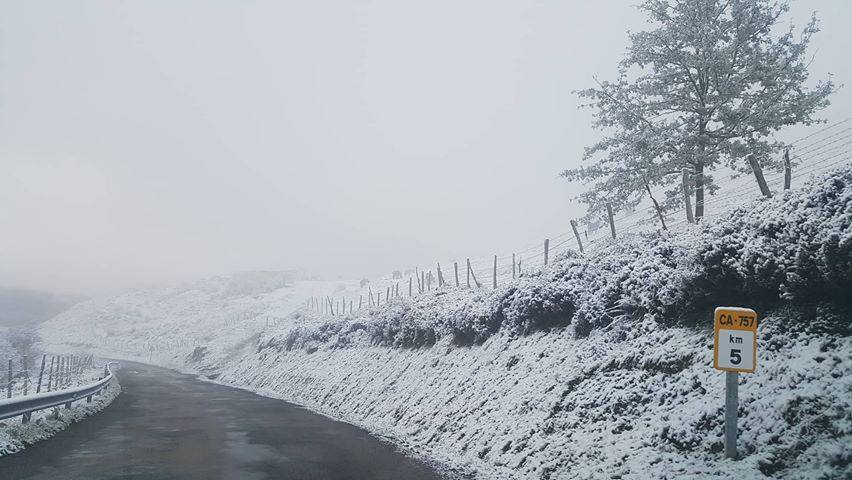 La nevada en Valderredible