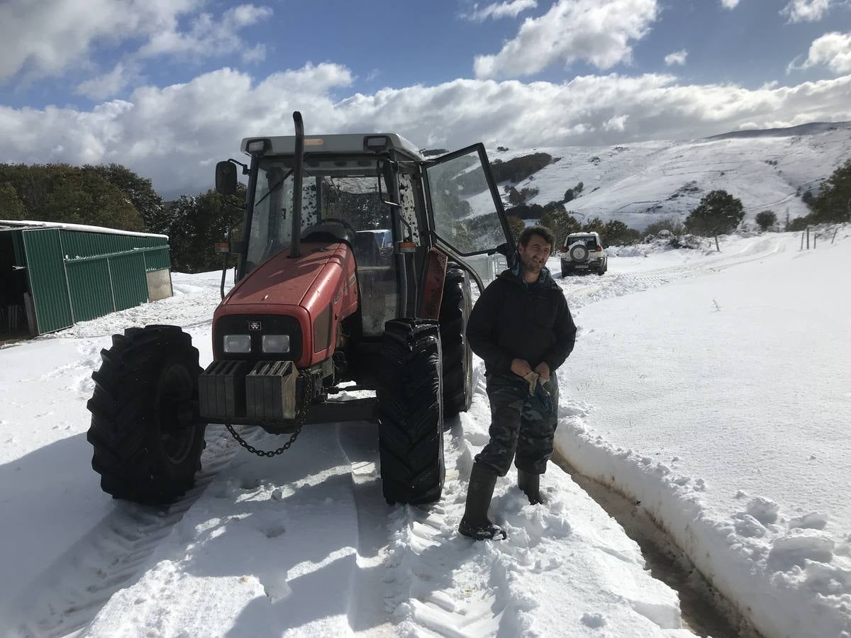 Las nevadas del fin de semana dejan impresionantes imágenes de pueblos teñidos de blanco en el sur de Cantabria. Desde Arroyo a Bustasur, un recorrido por estos paisajes de un invierno adelantado